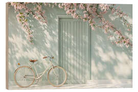 Cuadro de madera Romantic Alley - Mango Art