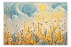 Tableau Dreamy meadow - Mango Art