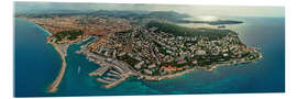 Obraz na szkle akrylowym Nice - Aerial Panorama - pixelliebe