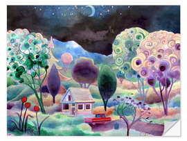 Sticker mural Peace and Quiet - Josh Byer