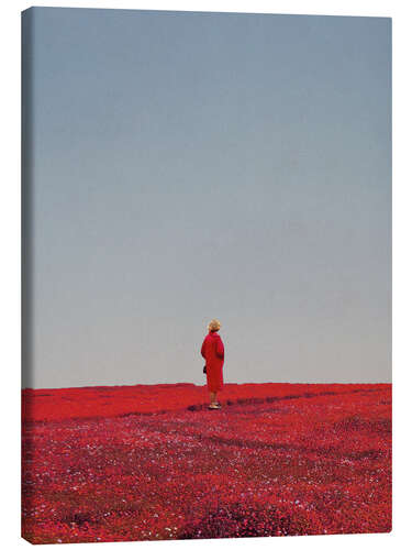Tableau sur toile Everything was red