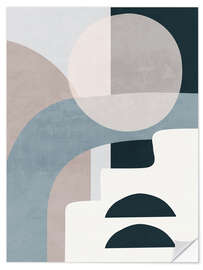 Wall sticker Minimal Soft Shapes I