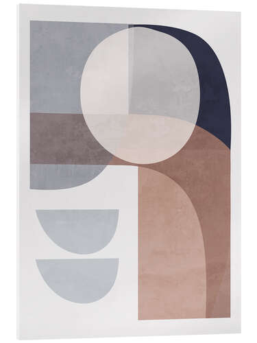 Cuadro de metacrilato Minimal Soft Shapes IV