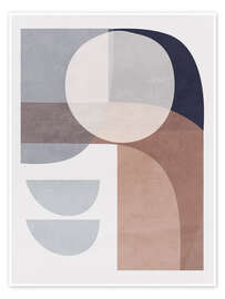Poster Minimal Soft Shapes IV