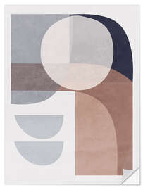 Wall sticker Minimal Soft Shapes IV