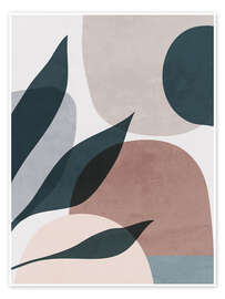 Poster Minimal Soft Shapes V