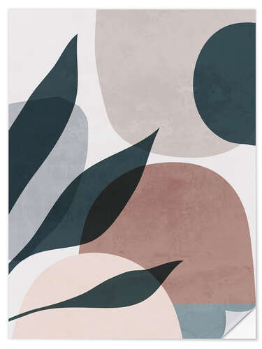 Wall sticker Minimal Soft Shapes V