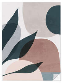 Wall sticker Minimal Soft Shapes V