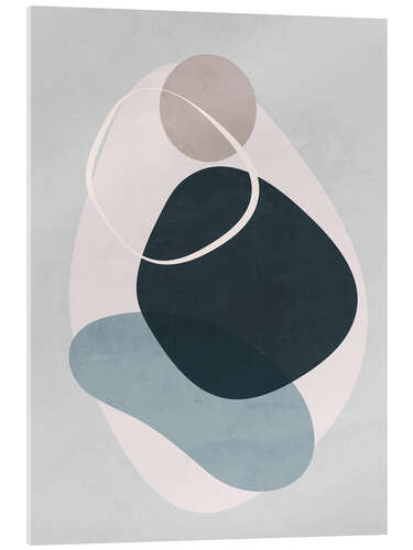 Quadro em acrílico Minimal Soft Shapes VI