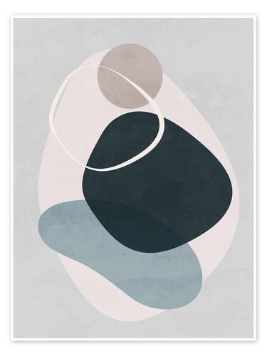 Poster Minimal Soft Shapes VI