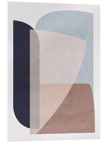 Quadro em acrílico Minimal Soft Shapes II
