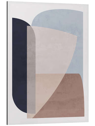 Alumiinitaulu Minimal Soft Shapes II
