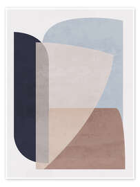 Poster Minimal Soft Shapes II