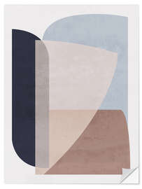 Wall sticker Minimal Soft Shapes II