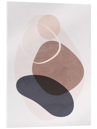 Quadro em acrílico Minimal Soft Shapes III