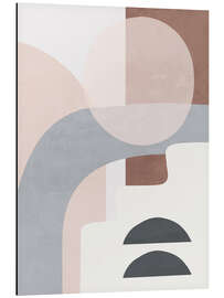 Obraz na aluminium Minimal Soft Shapes VII