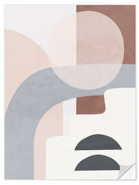 Wall sticker Minimal Soft Shapes VII