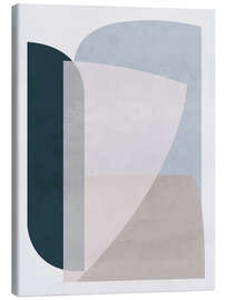 Canvas print Minimal Soft Shapes VIII