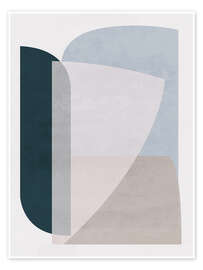 Poster Minimal Soft Shapes VIII