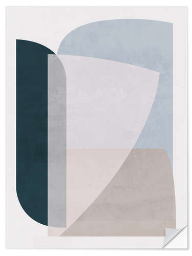 Wall sticker Minimal Soft Shapes VIII