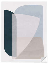 Wall sticker Minimal Soft Shapes VIII