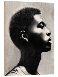 Wood print Stillness in Light - Denny Stoekenbroek
