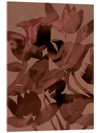 Quadro em acrílico Wine and Roses - Shatha Dafai