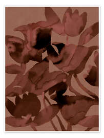 Wall print Wine and Roses - Shatha Dafai
