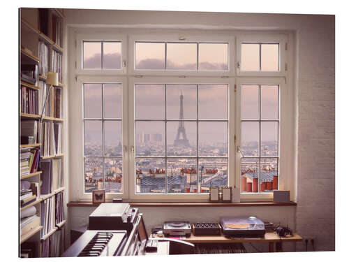 Gallery print Eiffel Tower from a Window