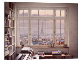 Gallery print Eiffel Tower from a Window