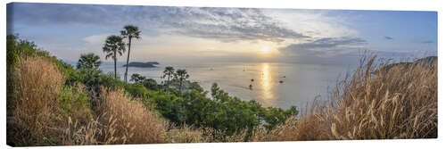 Canvas print Promthep Cape at sunset, Thailand