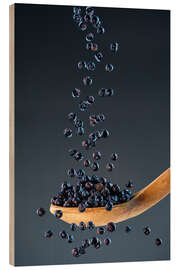 Tableau en bois Juniper berries - wild spice in perfect balance - Thomas Klee