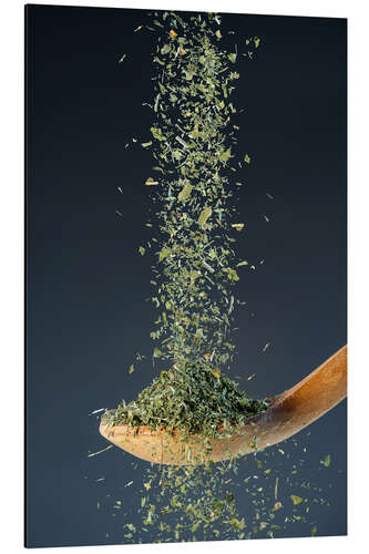 Stampa su alluminio Basil - Mediterranean delights
