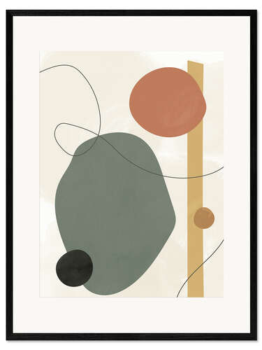 Impresión de arte enmarcada Minimalist Art