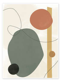 Wandbild Minimalistische Kunst - nobelart
