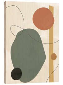 Cuadro de madera Minimalist Art - nobelart