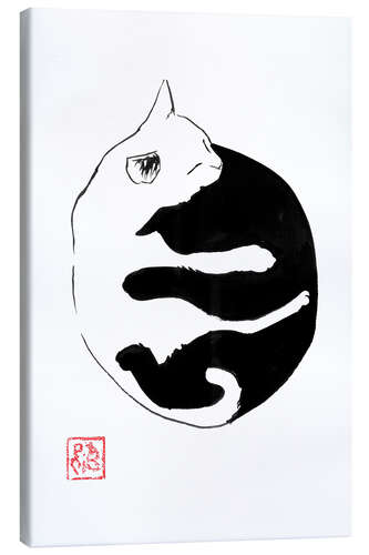 Canvas print Yin Yang Cat