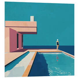 Hartschaumbild Mid-Century lifestyle - Layla Oz