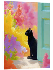 Tableau en PVC The cat's dream - Peter Roder