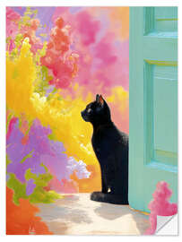 Sticker mural The cat's dream - Peter Roder