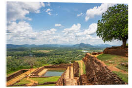 Acrylic print View from ancient Sigiriya rock in Sri Lanka - George Pachantouris
