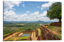 Alubild Blick vom alten Sigiriya-Felsen in Sri Lanka - George Pachantouris