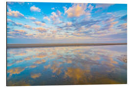 Alubild Sonnenaufgang an der Nordsee - Martin Wasilewski