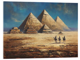 Acrylglasbild Pyramiden von Gizeh
