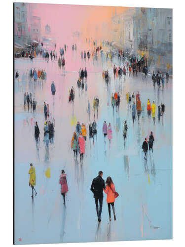 Tableau en aluminium City souls