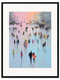 Framed art print City souls - DejaReve