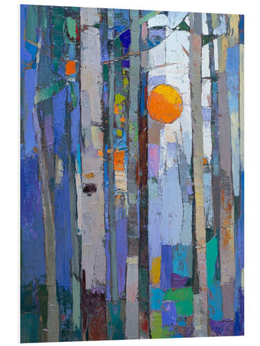 Cuadro de PVC Cold sunset