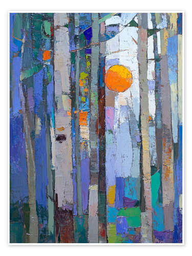 Póster Cold sunset