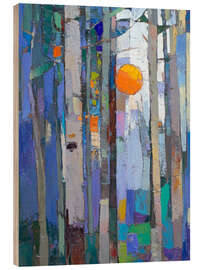 Tableau en bois Cold sunset - DejaReve