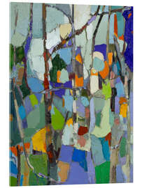 Quadro em acrílico Abstract forest